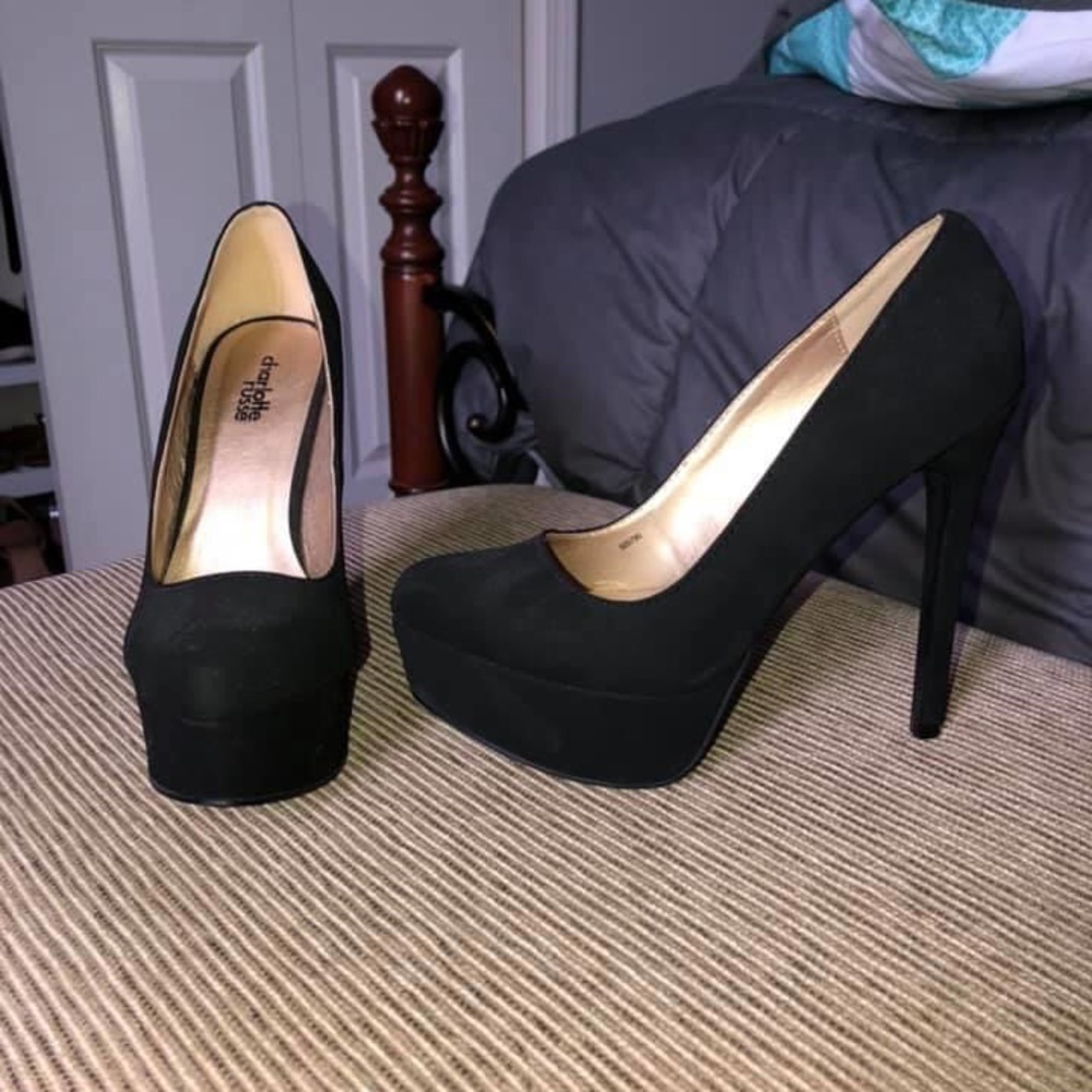 Simple Black Heels